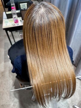 ベルン(bern) 髪質改善縮毛矯正/ブリーチ2回