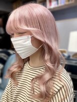 リノショアーズ ショウナン 辻堂店(RinoShores SHONAN) 透明感カラー★ダブルカラーブリーチシアーピンク