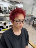 スパイキーショート×レッド