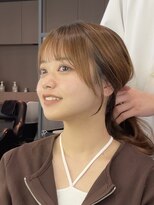 ビューエヒメ(VIEW EHIME)&nbsp;顔まわり/レイヤーカット/韓国/ロングヘア/ベージュ