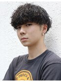 メンズパーマ波巻きパーマプードルパーマスパイラルパーマ熊本