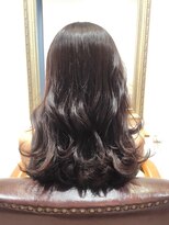 ヘアー グリーン(hair green)&nbsp;30代40代50代/ゆる巻きロング/韓国風巻き髪/黒髪スタイル