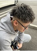 フェード＋パーマ＋メッシュ
