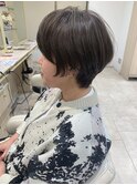 大人可愛い30代40代50代★大人ナチュラルマッシュショートボブ
