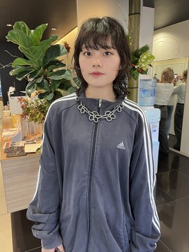 スタイル 茅ケ崎(STYLE) 【ハクラ】顔まわりレイヤー レイヤーパーマ ウルフパーマ