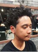 仏陀パーマ/フェードカット/ブッダパーマ/スパイキーショート
