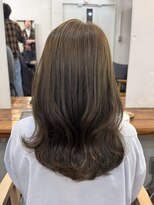 ファルベ(Farbe)&nbsp;ホワイトグレージュ/ミニウルフ/デジタルパーマチェリーブラウン