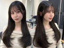 アミー 池袋(Ammy)の雰囲気（小顔になるレイヤーカット[韓国風パーマ/コテ巻き風パーマ/韓国]）