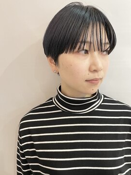 ユイット 本八幡店(Uit) ナチュラルマッシュショート×シースルーバング