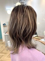 ロミー 本厚木(ROMMY.) 20代~50代☆くびれウルフヘア白髪ぼかしブリーチハイライト