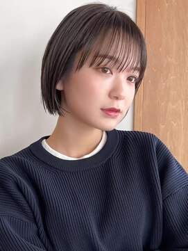 ノイカーム(noi Calm) 髪質改善トリートメントミルクティーベージュカラーくびれヘア