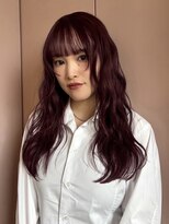 ヨーク(YOKE)&nbsp;【YOKE】ブリーチなしダブルカラーダークレッドローズブラウン