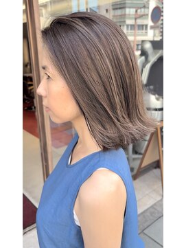 タカ 田町店(TAKA) 切りっぱなしボブハイライト