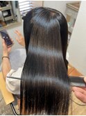 髪質改善矯正で叶うまとまる艶髪ストレート