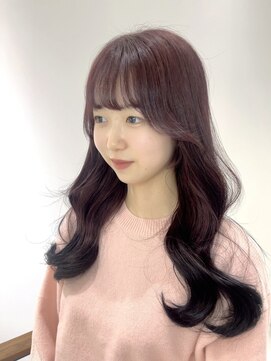 エンバイユアーズ 飯田橋店(eN° by youres) チェリーレッド×ブラック裾カラー♪