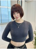 ショート ボブ 髪質改善 縮毛矯正 ストレートパーマ