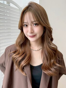 ケーツー心斎橋 クイーンズガーデン バイ ケーツー(K two QUEEN'S GARDEN by K two) フェイスレイヤーカット*ロングヘア*顔周り*ロング*髪質改善