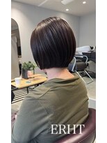 エルト 大通店(ERHT) 丸みショートボブ×ココアブラウン【札幌/大通/ERHT】