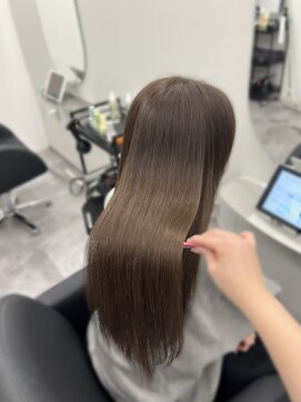 アイスプロドバイブルーム 木更津店(ice prod by bloom) 黒髪カタログ/クラゲヘアー/オリーブグレー/木更津