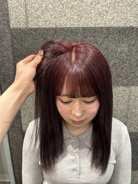 モリオ フロム ロンドン サッポロファクトリー店(morio FROM LONDON) morio/骨格矯正カット/札幌ボブ/ぱつっとボブ/暖色カラー