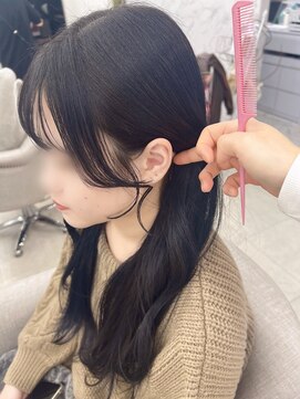 エレラビューティー(ELERA beauty) 顔まわりレイヤー/黒髪ロング