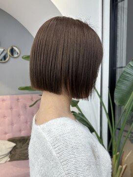 サンド 大阪梅田(sand) ココアベージュ/オリーブグレー/小顔/大阪/梅田/ボブ