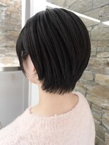 ザザ ZA/ZA 神楽坂&nbsp;丸みのあるショートボブ　　神楽坂美容室