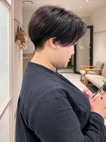 フレーム ヘア ルーム 天王寺駅前店(FRAME hair room) 刈り上げハンサムショート