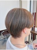 40代50代大人ボブ/恵比寿渋谷/白髪ぼかしハイライト2603