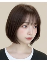 チャチャブラン(cha-cha Blanc)&nbsp;ナチュラル可愛い丸みボブ×透けバング