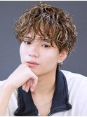 シャドウパーマ×チョコレートブラウン