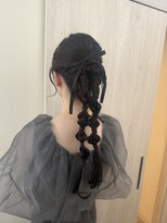 ラビットホール(Rabbit hole)&nbsp;【misato】リボンアレンジ×編みおろしヘアセット