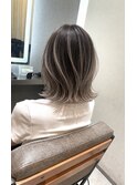 切りっぱなしバレイヤージュ