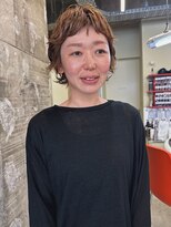 ベラ(BELLA) ショート/ベリーショート/ブリーチパーマ/ベージュ/天王寺