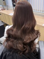 ペレ 原宿(PELE) ダークパープルナチュラルショート夏のヘアアレンジ原宿