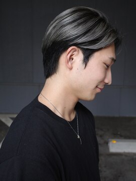 ダブ アオヤマ(DaB AOYAMA) シャドールーツ×刈り上げないセンターパート