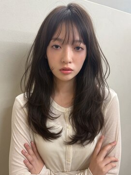 ケーツー 谷町(K-two) レイヤーカット*ロングヘア*フェイスレイヤー*髪質改善*顔周り