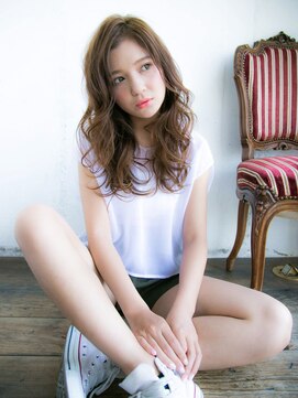 リリアン 表参道(relian) ベージュカラーが決め手☆ウェーブロング