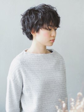 ヘアーループレル(Hair ruup Rell design works) ピンカールと、スパイラルパーマで作るショートスタイル