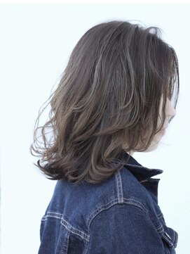 ユニカ ヘアー(UNICA hair) 尾道市 美容室 人気 UNICA グレージュカラー