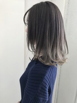 ヘアーデザイン シュシュ(hair design Chou Chou by Yone) ダークグレージュ&ミルクティーベージュグラデーションカラー♪