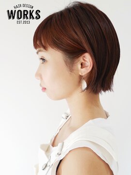 ワークス ヘアデザイン(WORKS HAIR DESIGN) 外国人風カジュアルバングボブヘアー