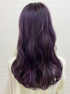 アールプラスヘアサロン(ar+ hair salon) ピンクパープルカラー