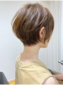 小顔ひし形シルエット◎ハンサムショート