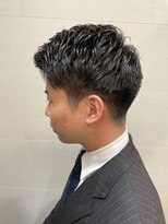 グレイスフル バーバープラチナム 六本木店(Graceful Barber platinum)&nbsp;フォワードアップバング短め2ブロック