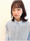 ワイドバング×くびれヘア♪【新出style】