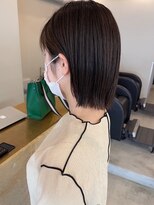 ヌース(NOUS)&nbsp;【nous】ショート/切りっぱなし/外はねボブ/薬院天神今泉警固