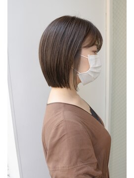 アッシュ 日吉店(Ash) ぱつっとラインの馴染ませボブ
