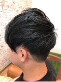 メンズ ツーブロック アシメショート