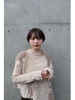 セシルヘアー なんば店(Cecil hair)&nbsp;ナチュラルショート/マッシュショート/ココアベージュ